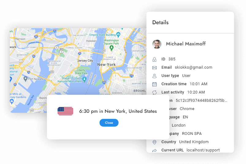 user details